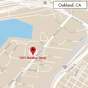 Map of Oakland location
